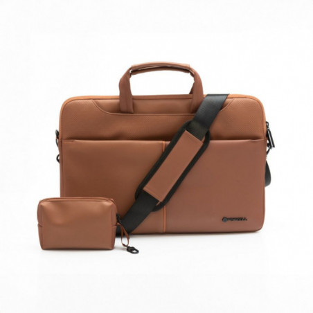 Forcell brašna F-PROTECT URBAN STYLE na notebook 15,6 hnědá