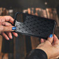Kryt Carbon na Samsung Galaxy S21 Plus 5G Elegantní  Černý