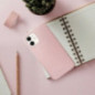 Kryt Roar Space na Apple iPhone 16 Jednobarevný, Elegantní  Růžový