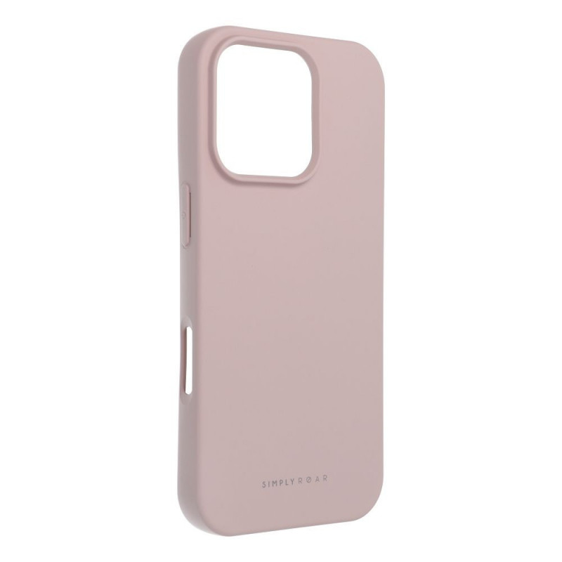 Kryt Roar Space na Apple iPhone 16 Pro Jednobarevný, Elegantní  Růžový