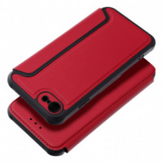 Peněženkové pouzdro Razor Book na Apple iPhone 8 Uhlíkové vlákno, Karbonový vzor