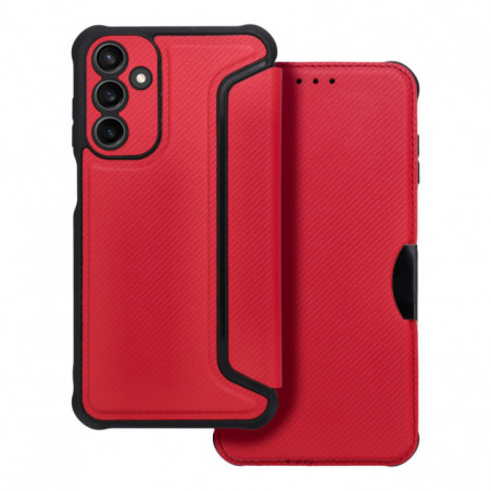 Peněženkové pouzdro Razor Book na Samsung Galaxy A15 5G Uhlíkové vlákno, Karbonový vzor