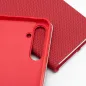 Peněženkové pouzdro LUNA Book Carbon na Samsung Galaxy S20 FE 5G Uhlíkové vlákno, Elegantní  Červený