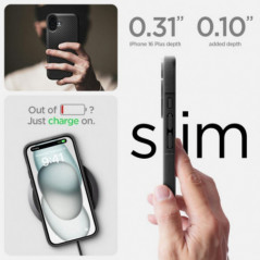 Tvrzený kryt Spigen Armor na Apple iPhone 16 Černý