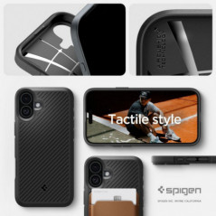 Tvrzený kryt Spigen Armor na Apple iPhone 16 Černý