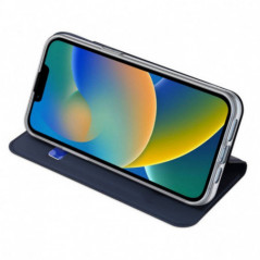 Kryt Dux Ducis LEATHER na Apple iPhone 14 Plus Modrý