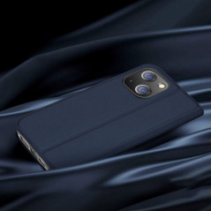 Kryt Dux Ducis LEATHER na Apple iPhone 15 Plus Modrý