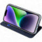 Kryt Dux Ducis LEATHER na Apple iPhone 15 Plus Modrý