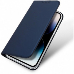 Kryt Dux Ducis LEATHER na Apple iPhone 15 Pro Max Modrý