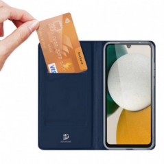 Kryt Dux Ducis LEATHER na Samsung Galaxy A34 Modrý