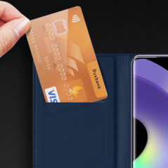 Kryt Dux Ducis LEATHER na Samsung Galaxy A34 Modrý
