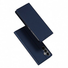 Kryt Dux Ducis LEATHER na Samsung Galaxy A34 Modrý