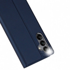 Kryt Dux Ducis LEATHER na Samsung Galaxy A34 Modrý