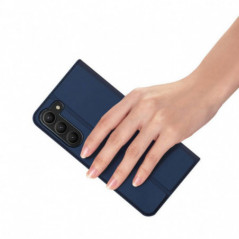 Kryt Dux Ducis LEATHER na Samsung Galaxy S23 5G Modrý