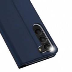 Kryt Dux Ducis LEATHER na Samsung Galaxy S23 5G Modrý