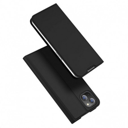 Kryt Dux Ducis LEATHER na Apple iPhone 14 Plus Černý