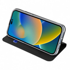 Kryt Dux Ducis LEATHER na Apple iPhone 14 Pro Max Černý