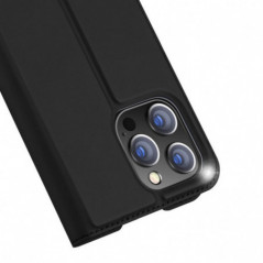 Kryt Dux Ducis LEATHER na Apple iPhone 14 Pro Max Černý