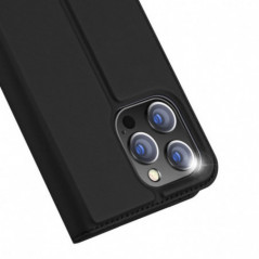 Kryt Dux Ducis LEATHER na Apple iPhone 15 Pro Max Černý