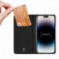 Kryt Dux Ducis LEATHER na Apple iPhone 15 Pro Max Černý