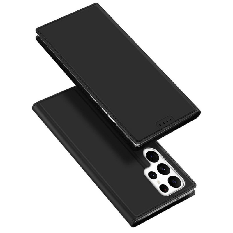 Kryt Dux Ducis LEATHER na Samsung Galaxy S23 Ultra 5G Černý