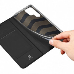 Kryt Dux Ducis LEATHER na Samsung Galaxy S23 Ultra 5G Černý