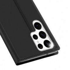Kryt Dux Ducis LEATHER na Samsung Galaxy S23 Ultra 5G Černý