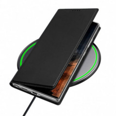 Kryt Dux Ducis LEATHER na Samsung Galaxy S23 Ultra 5G Černý