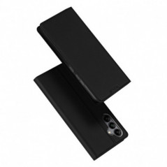 Kryt Dux Ducis LEATHER na Samsung Galaxy A34 Černý