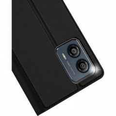 Kryt Dux Ducis LEATHER na Motorola Moto G53 5G Černý