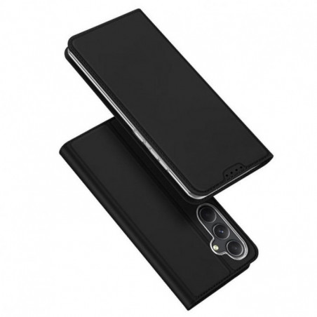 Kryt Dux Ducis LEATHER na Samsung Galaxy S23 FE Černý