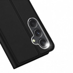 Kryt Dux Ducis LEATHER na Samsung Galaxy S23 FE Černý