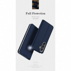 Kryt Dux Ducis LEATHER na Samsung Galaxy S23 FE Modrý