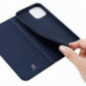 Kryt Dux Ducis LEATHER na Apple iPhone 13 Pro Max Modrý