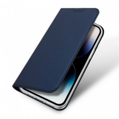 Kryt Dux Ducis LEATHER na Apple iPhone 15 Modrý