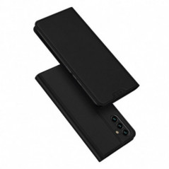 Kryt Dux Ducis LEATHER na Samsung Galaxy A14 LTE Černý