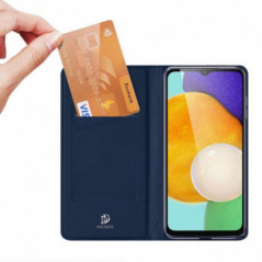 Kryt Dux Ducis LEATHER na Samsung Galaxy A14 5G Modrý