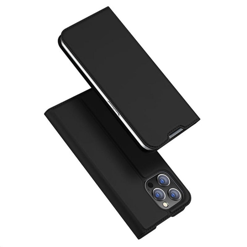 Kryt Dux Ducis LEATHER na Apple iPhone 14 Pro Černý