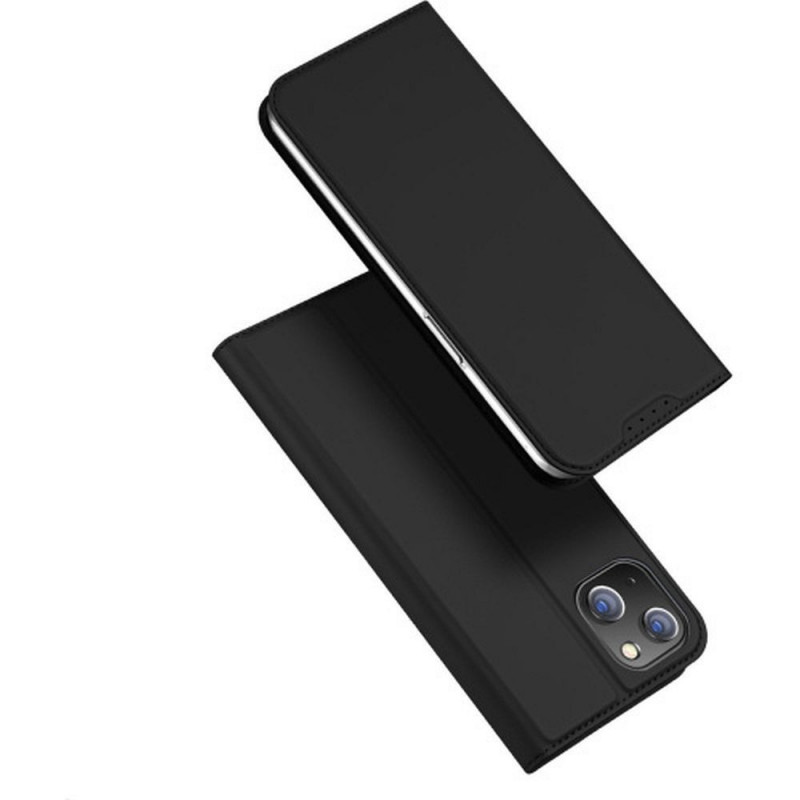 Kryt Dux Ducis LEATHER na Apple iPhone 15 Plus Černý