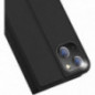 Kryt Dux Ducis LEATHER na Apple iPhone 15 Plus Černý