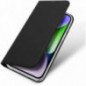 Kryt Dux Ducis LEATHER na Apple iPhone 15 Plus Černý
