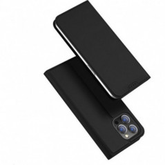 Kryt Dux Ducis LEATHER na Apple iPhone 15 Pro Černý
