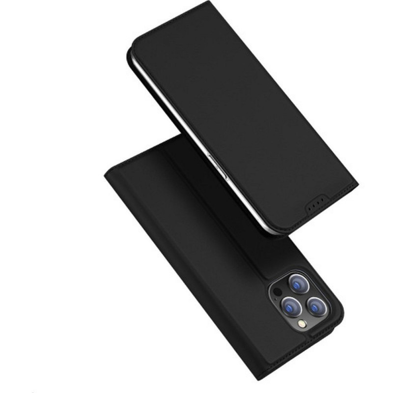 Kryt Dux Ducis LEATHER na Apple iPhone 15 Pro Černý