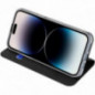 Kryt Dux Ducis LEATHER na Apple iPhone 15 Pro Černý