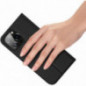 Kryt Dux Ducis LEATHER na Apple iPhone 15 Pro Černý