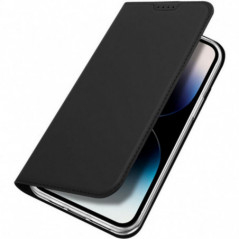 Kryt Dux Ducis LEATHER na Apple iPhone 15 Pro Černý