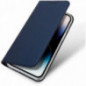Kryt Dux Ducis LEATHER na Apple iPhone 15 Pro Modrý