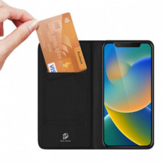 Kryt Dux Ducis LEATHER na Apple iPhone 13 Černý