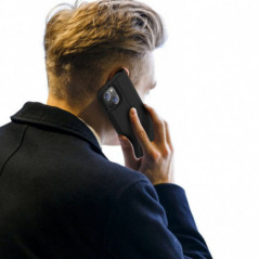 Kryt Dux Ducis LEATHER na Apple iPhone 13 Černý
