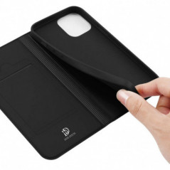 Kryt Dux Ducis LEATHER na Apple iPhone 13 Černý